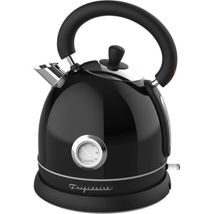Frigidaire - Bouillioire Électrique en Acier Inoxydable, Capacité de 1.8 Litre, Style Rétro, Noir - Simple Boutique