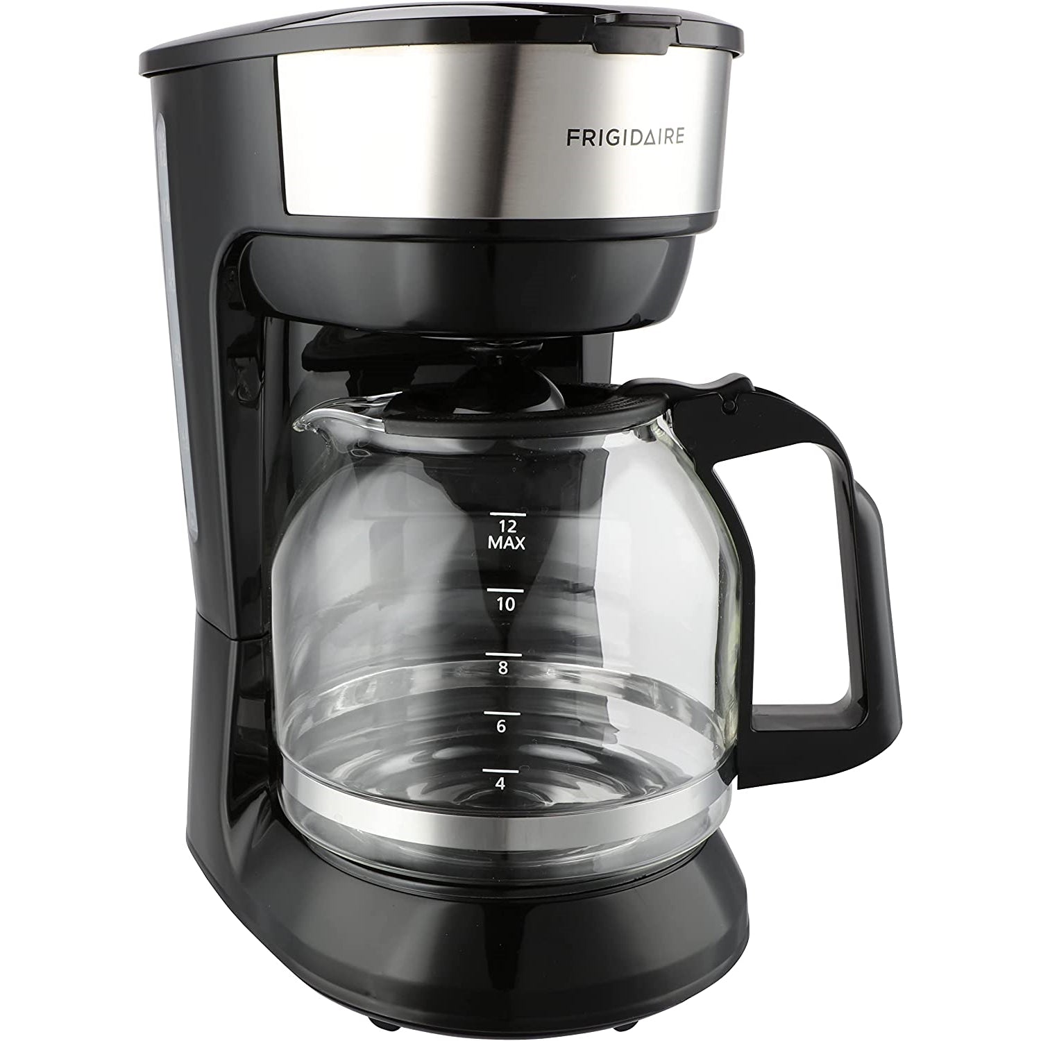 Frigidaire - Cafetière avec une Capacité de 12 Tasses, Fonction Anti-Goutte, Noir - Simple Boutique