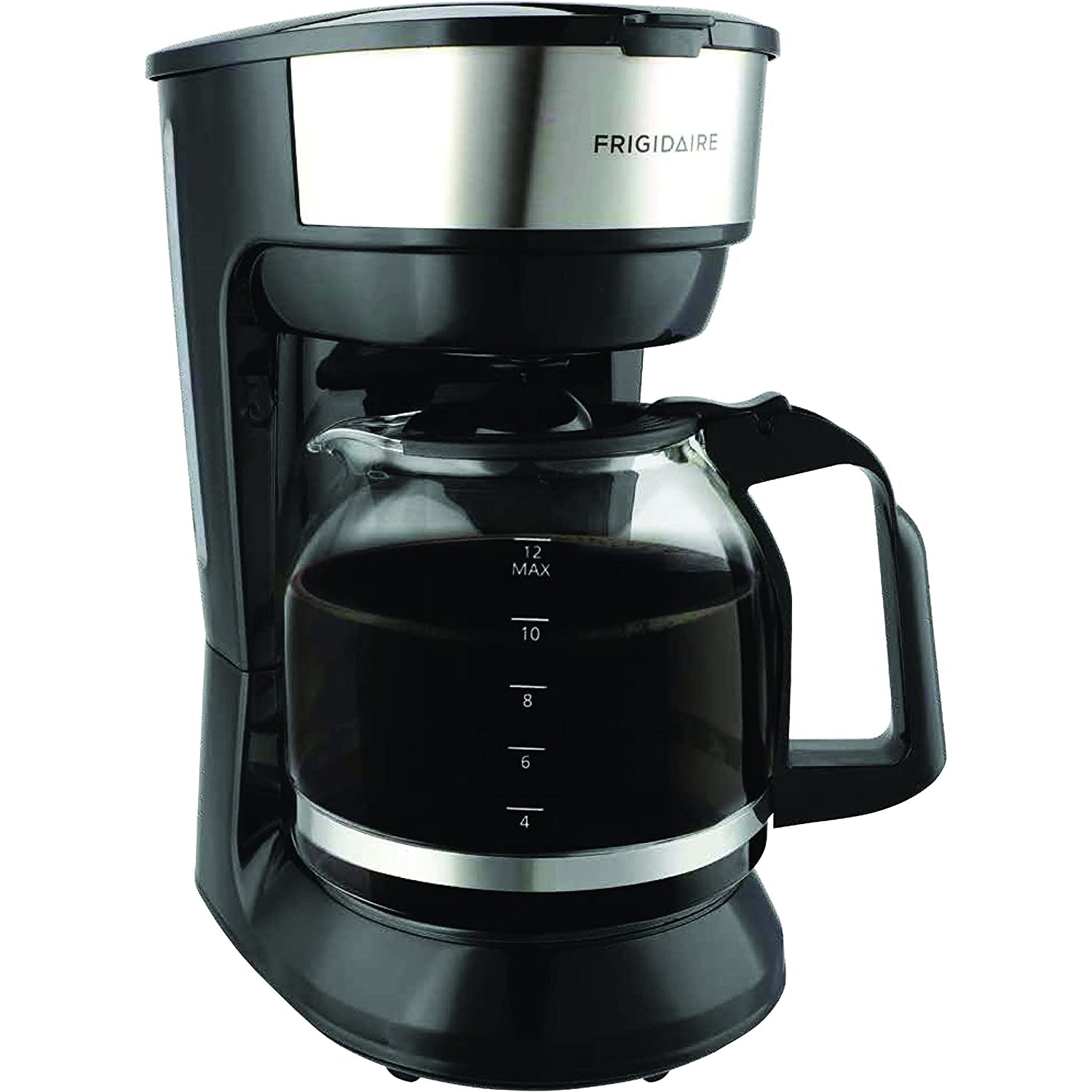 Frigidaire - Cafetière avec une Capacité de 12 Tasses, Fonction Anti-Goutte, Noir - Simple Boutique
