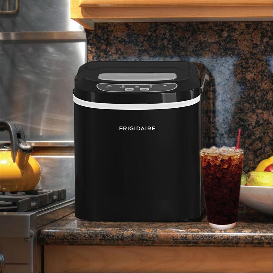 Frigidaire EFIC101-BLK - Machine à Glacons Compact, Capacité de 1.8lb, Noir - Simple Boutique