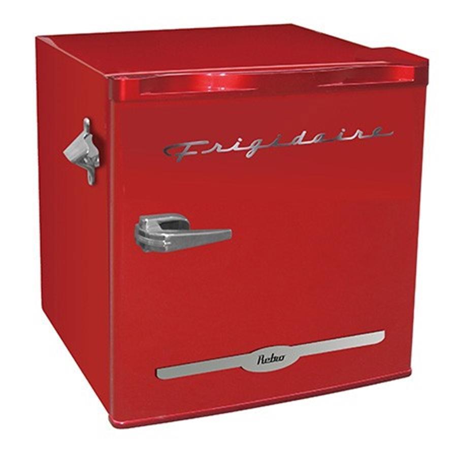 Frigidaire EFR176-RED Réfrigérateur de Bar Rétro de 1,6 CU FT avec Ouvre-Bouteille Latéral Rouge