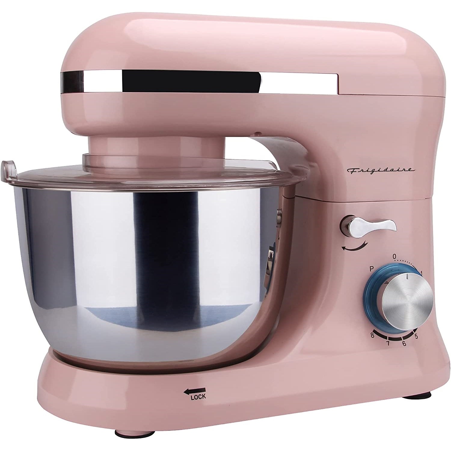 Frigidaire ESTM020-PINK - Batteur sur Pied 4.5L à 8 Vitesses, Rose - Simple Boutique