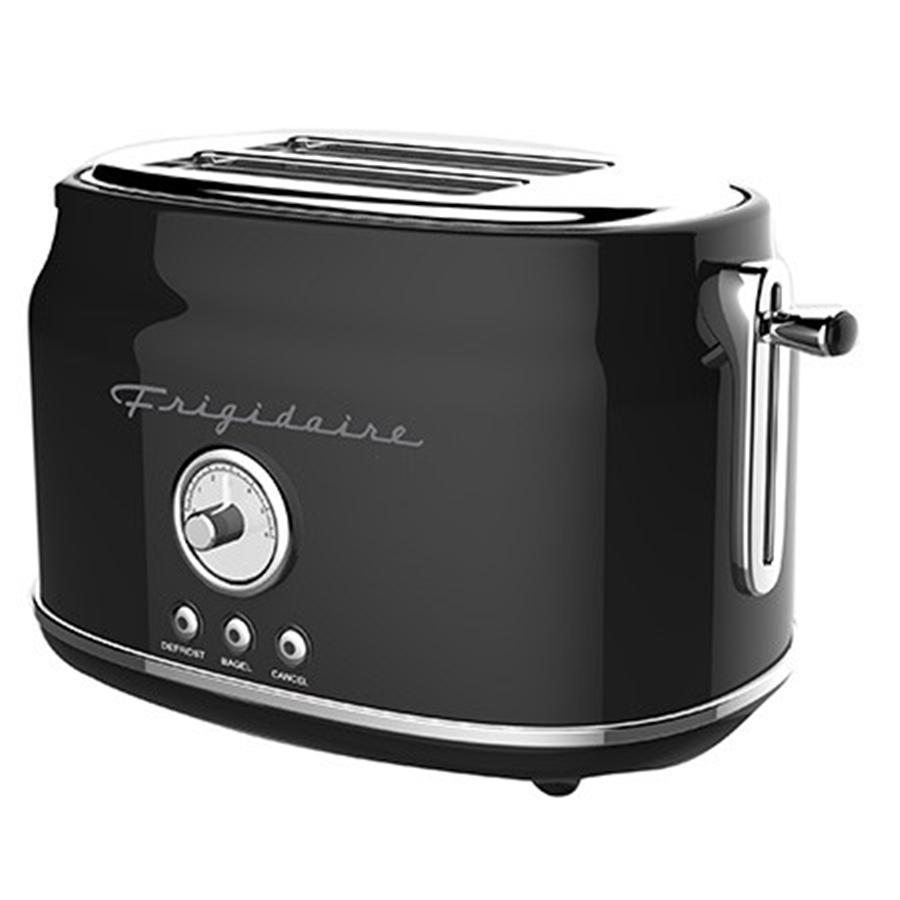 Frigidaire ETO102-BLACK - Grille-Pain Rétro, 2 Tranches, Noir - Simple Boutique