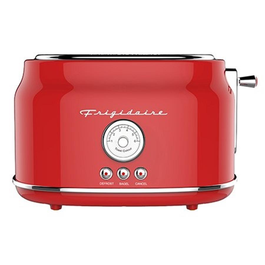 Frigidaire ETO102-RED - Grille-Pain Rétro, 2 Tranches, Rouge - Simple Boutique