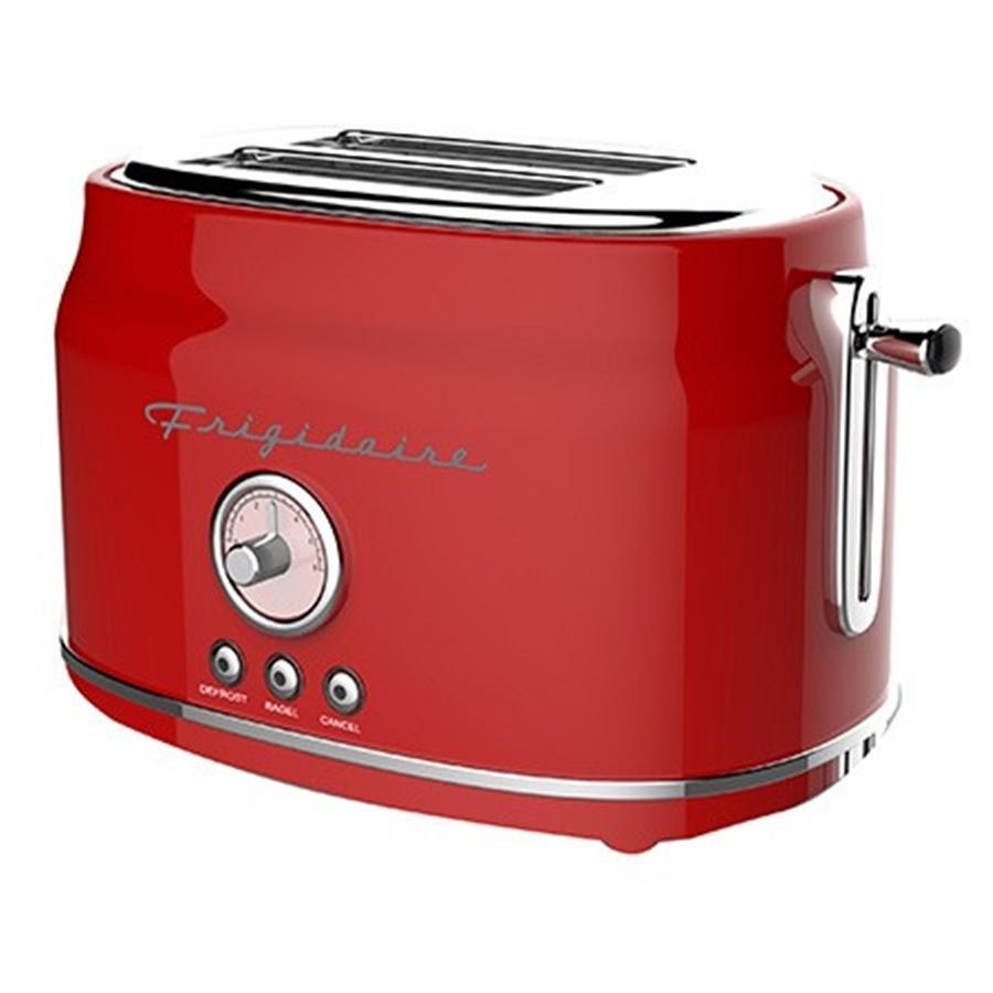 Frigidaire ETO102-RED - Grille-Pain Rétro, 2 Tranches, Rouge - Simple Boutique