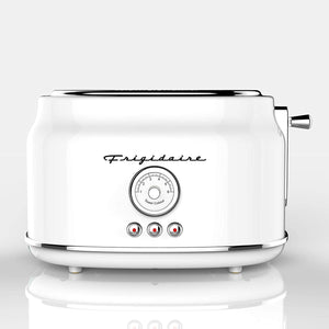 Frigidaire ETO102-WHITE - Grille-Pain 2 Tranches, Syle Rétro, Blanc - Simple Boutique