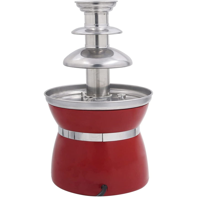 Frigidaire - Fontaine à Chocolat à 3 Niveaux, Style Rétro, Rouge - Simple Boutique