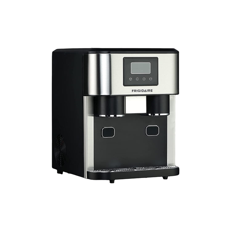 Frigidaire - Machine à Glaçons 3 en 1 avec Distributeur d'eau et Broyeur à Glace, Acier Inoxydable - Simple Boutique