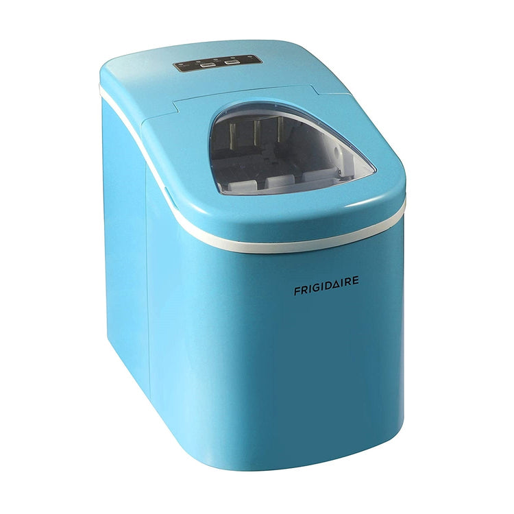 Frigidaire - Machine à Glaçons Compact pour Comptoir, Capacité de Production 26 Lbs, Bleu - Simple Boutique
