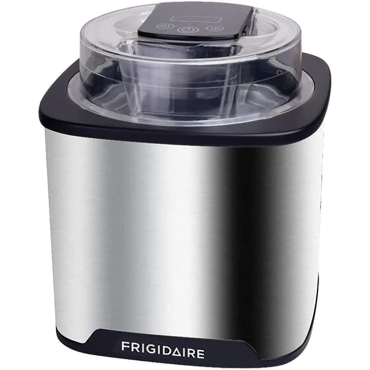 Frigidaire - Sorbetière / Machine à Crème Glacé, Capacité de 2 Pintes, Acier Inoxydable - Simple Boutique