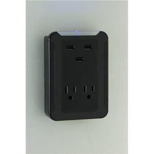 GE 2 Prises Avec 3 Ports USB De Recharge Murale - Simple Boutique