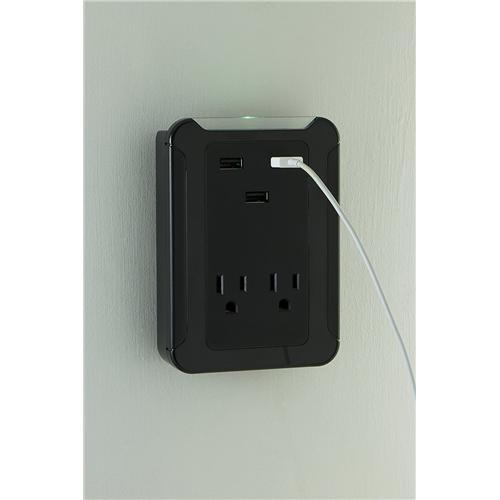 GE 2 Prises Avec 3 Ports USB De Recharge Murale - Simple Boutique
