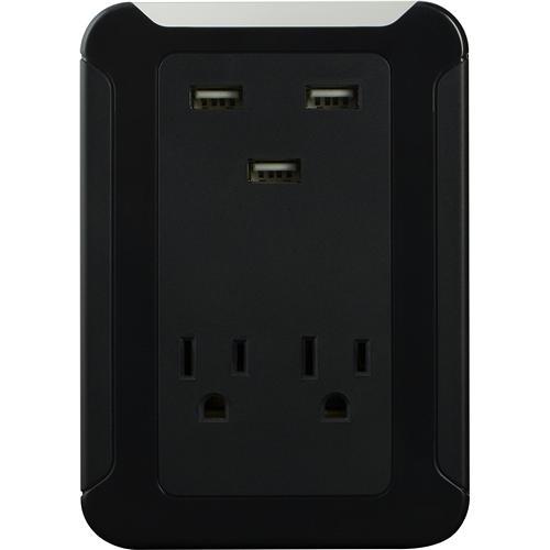 GE 2 Prises Avec 3 Ports USB De Recharge Murale - Simple Boutique