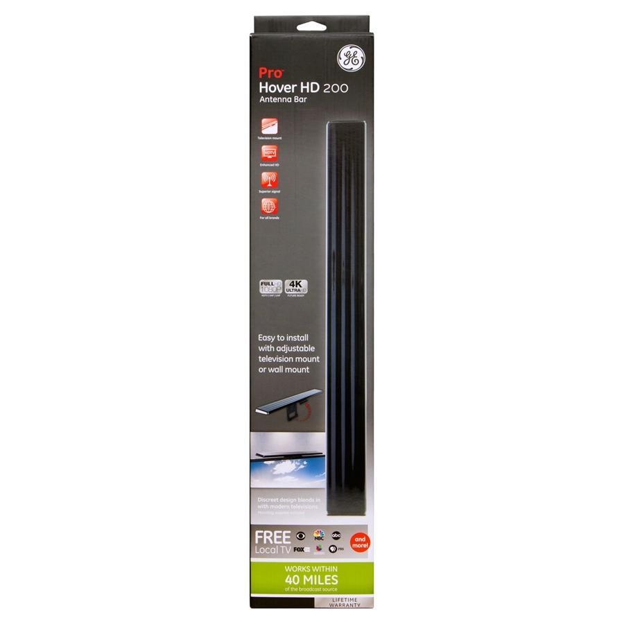 GE 37074 Antenne TV passive pour intérieur Hover HD 200 Noir - Simple Boutique