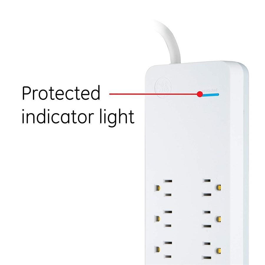 GE 38663 Protecteur de Surtension électrique 10 prises 2480 joules - Simple Boutique