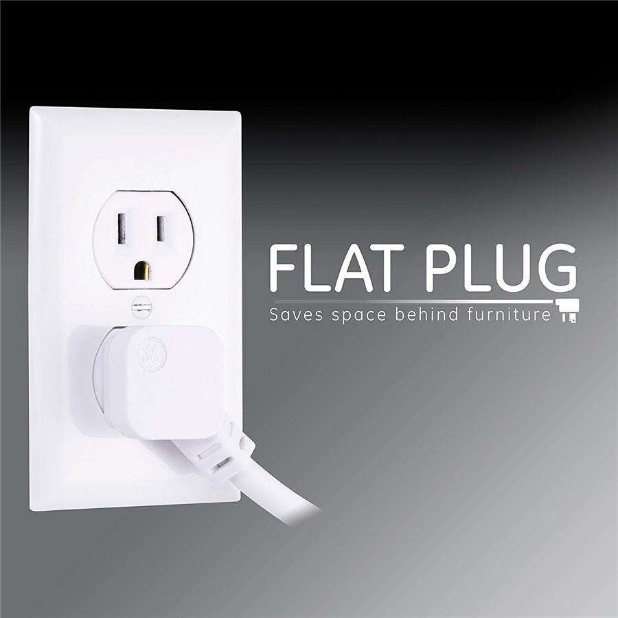 GE 38663 Protecteur de Surtension électrique 10 prises 2480 joules - Simple Boutique