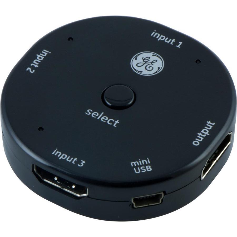 GE D-HDMI-33624 Communtateur HDMI 3 Voies Noir - Simple Boutique