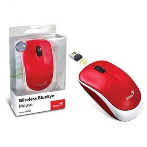 Genius Traveler 6000Z Souris Sans-Fil Blueeye Rouge/Blanc - Simple Boutique