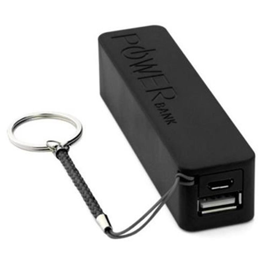Gentek Chargeur Portatif 2200 MAH avec Porte-Clés Noir - Simple Boutique