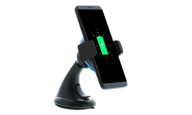 Gentek Chargeur de Voiture Sans Fil 2 en 1 Noir - Simple Boutique