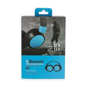 Gentek H3 Casque d'Écoute Pliable Sans Fil Bleu - Simple Boutique