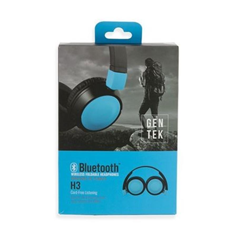 Gentek H3 Casque d'Écoute Pliable Sans Fil Bleu - Simple Boutique