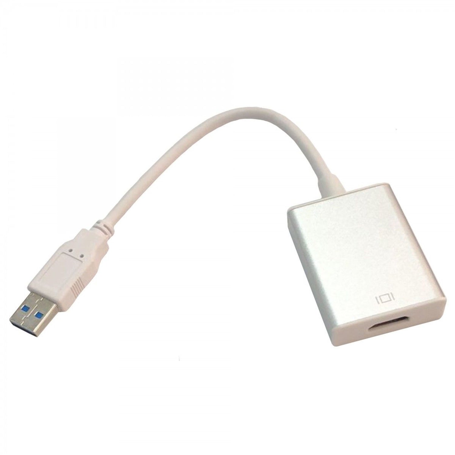 GlobalTone - Adaptateur USB-A Mâle à HDMI Femelle, Blanc - Simple Boutique