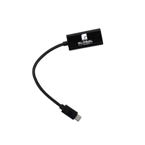 GlobalTone - Adaptateur USB Type-C Male à HDMI Femelle, Noir - Simple Boutique