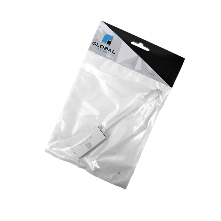 GlobalTone - Adaptateur USB Type-C Male à Mini DisplayPort (DP) Femelle, Longeur de 15cm, Gris - Simple Boutique