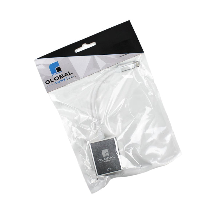 GlobalTone - Adaptateur USB Type-C Male à VGA Femelle, Gris - Simple Boutique
