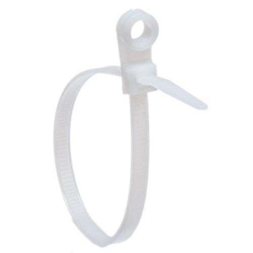 GlobalTone Attaches "Tie-Wraps" naturels de 8 pouces 50Lbs TROUS - sac 100 - Simple Boutique
