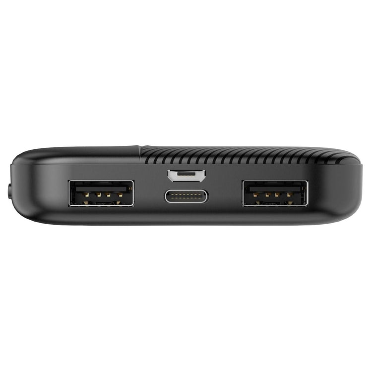 GlobalTone - Banque d'alimentation/Chargeur Portable, Capacité 10 000 mAh, Noir - Simple Boutique