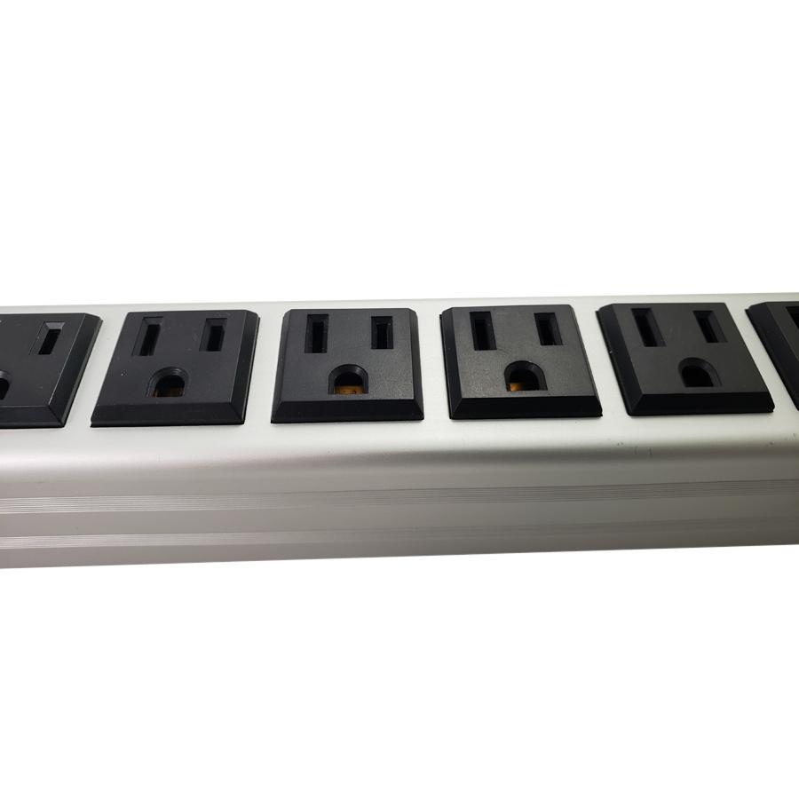 GlobalTone Barre d'alimentation Multiprises 16 Prises avec Disjoncteur 15A Corde 3 pi. (14AWG) - Simple Boutique