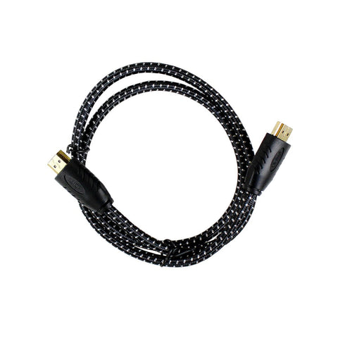 GlobalTone - Cable HDMI 2.1, Certifié 8K , Ultra Haut Débit, 48 Gbps, UHD, HDR, 30 AWG, Longeur de 10 Pieds, Noir