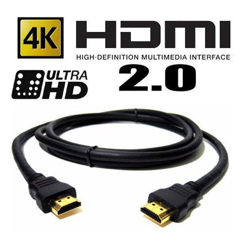 GlobalTone Câble HDMI haute vitesse 2.0 4Kx2K, 4096x2160, 18Gbps, 15 Pieds