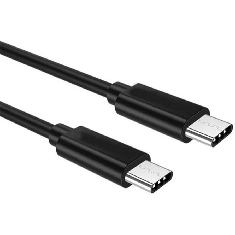 GlobalTone Câble Type C Mâle à Type C Mâle, 32/23 AWG 6 pi Noir - Simple Boutique