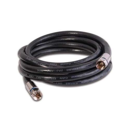 GlobalTone Câble coaxial 75pi RG-6 Noir M/M - Simple Boutique