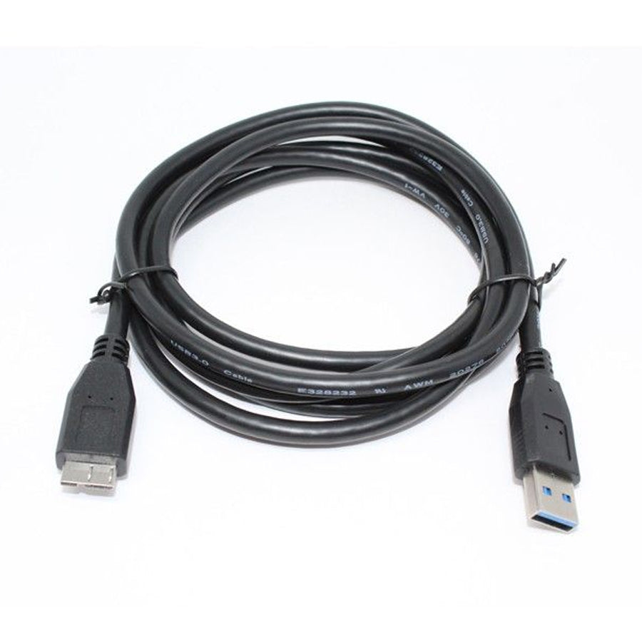 GlobalTone Câble micro USB 3.0 Mâle A à Mâle micro Noir 6 pieds - Simple Boutique