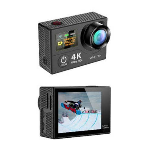 GlobalTone Caméra action sport avec multifixations WaterProof HD 4K WIFI - Simple Boutique