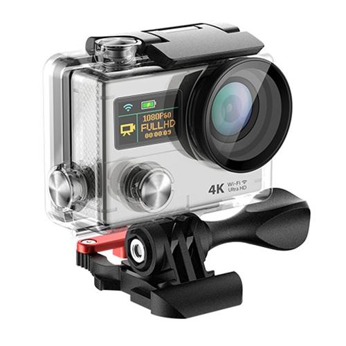 GlobalTone Caméra action sport avec multifixations WaterProof HD 4K WIFI - Simple Boutique