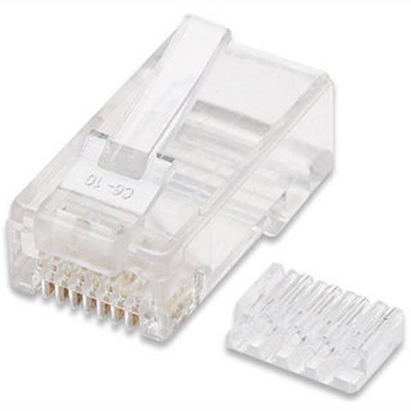 GlobalTone Connecteurs 8P8C RJ45 pour câble réseau Cat6 Solid 2 pièces - 100pk - Simple Boutique