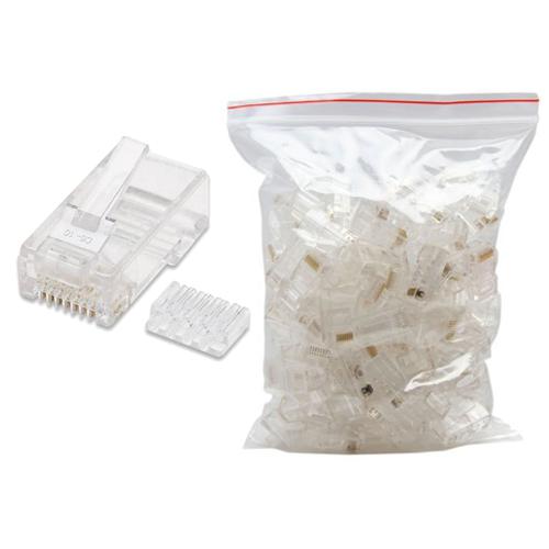 GlobalTone Connecteurs 8P8C RJ45 pour câble réseau Cat6 Solid 2 pièces - 100pk - Simple Boutique