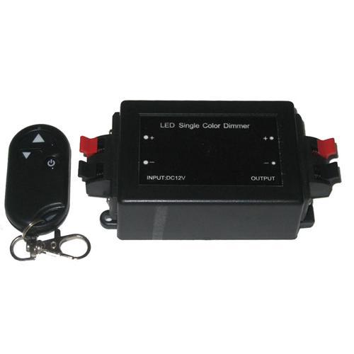 GlobalTone Controleur LED avec gradateur télécommande porte-clés RF 12v 8A - Simple Boutique