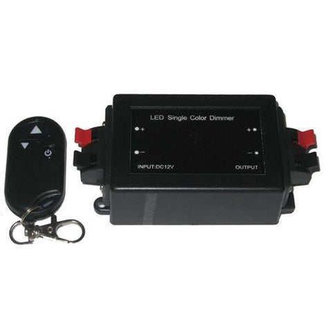 GlobalTone Controleur LED avec gradateur télécommande porte-clés RF 12v 8A