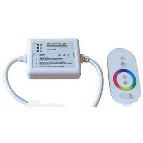 GlobalTone Controleur + télécommande tactile  pour ruban LED RGB 12V 12A