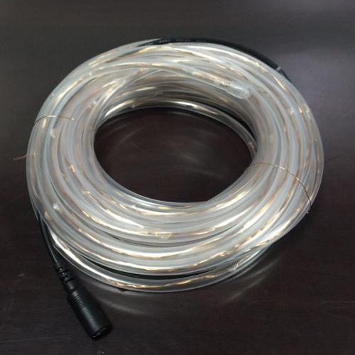 GlobalTone Cordon lumineux DEL, 100 LEDS, IP67, 4.8W, Jaune , 12vdc, 2.1mm, 10m - Simple Boutique