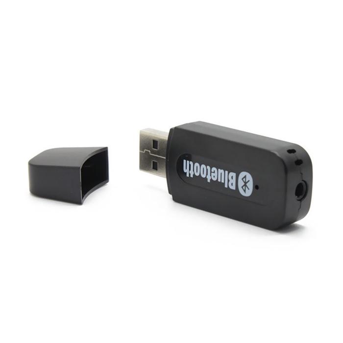 GlobalTone Récepteur de musique Bluetooth Noir - Simple Boutique