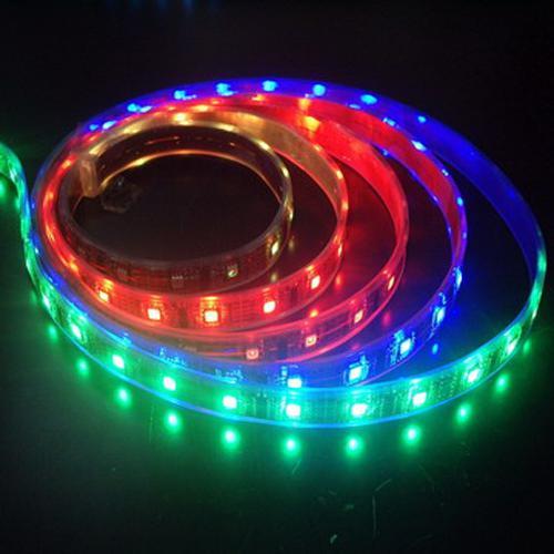 GlobalTone Ruban LED RGB Résistant Éclaboussures 60 led/M 5M IP65 5050 72W - Simple Boutique