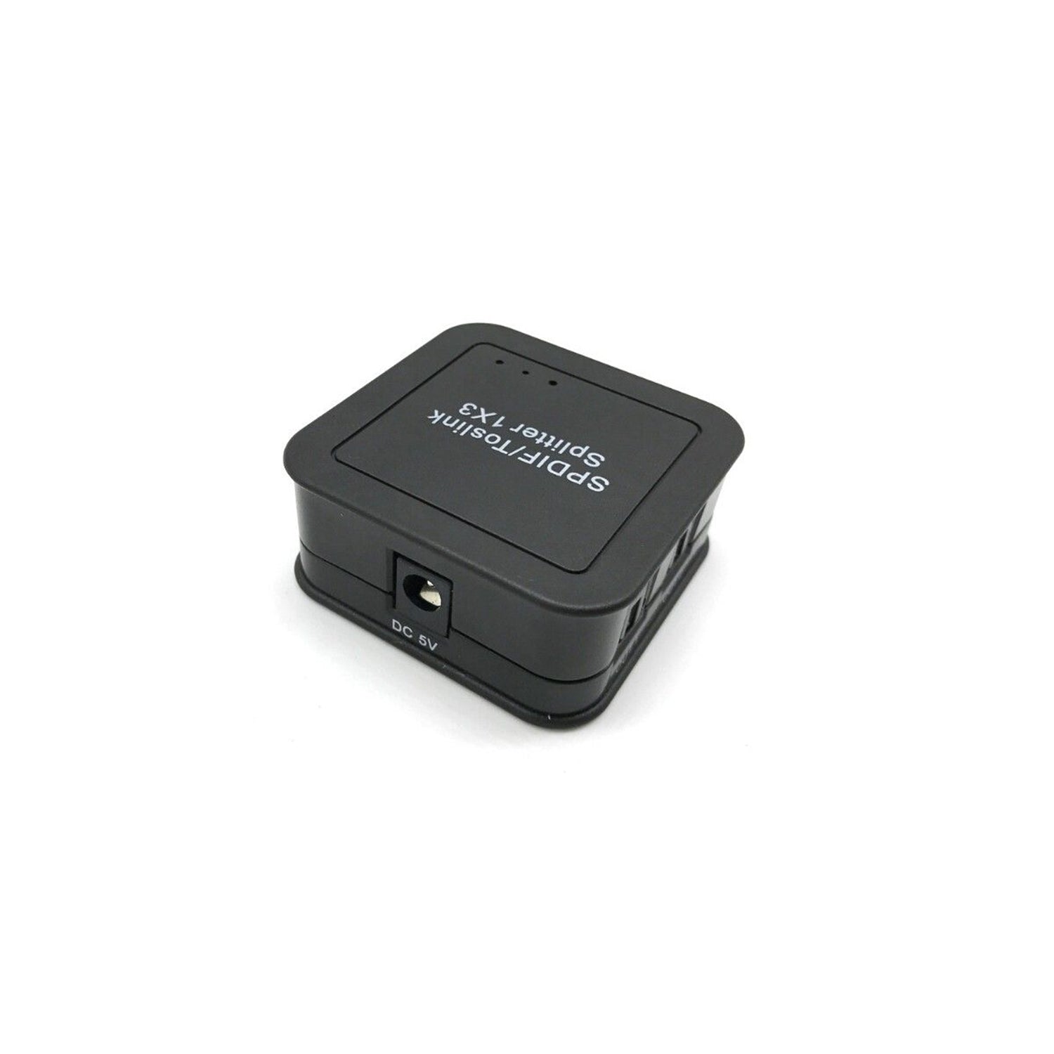 GlobalTone - Splitter Audio Optique Numérique à 3 Voies, 3 Ports Toslink, Noir - Simple Boutique