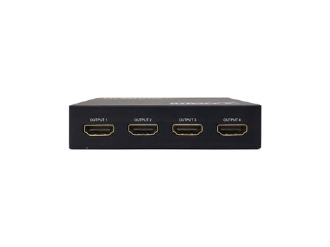 GlobalTone Splitter Y HDMI amplifié 5v (1 entrées - 4 sorties) HDMI 4K x 2K